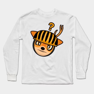 Confused Cyclist Deer Velo Long Sleeve T-Shirt